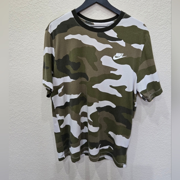 Nike | Shirts | Nike Camouflage Tshirt | Poshmark